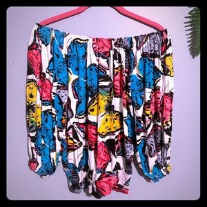 Butterfly off the shoulder top